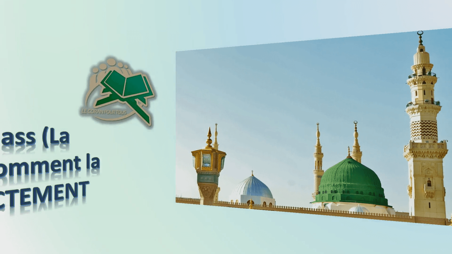 ikhlass Tajwid le Coran pour tous Formation Nourania en ligne