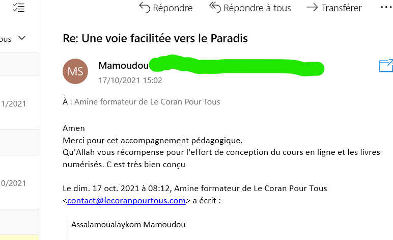 témoignage mamadou LLCPT