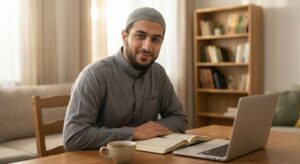 musulman apprend à lire le Coran en ligne